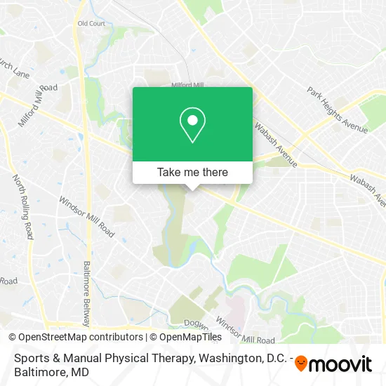 Sports & Manual Physical Therapy map