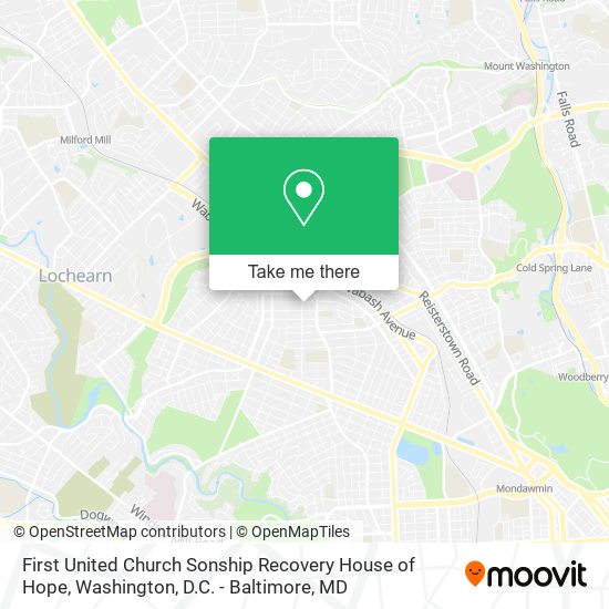 First United Church Sonship Recovery House of Hope map