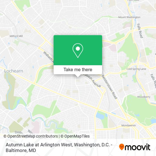 Mapa de Autumn Lake at Arlington West