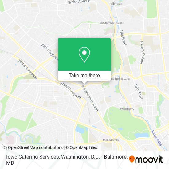 Mapa de Icwc Catering Services