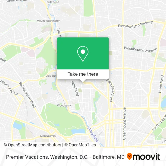 Premier Vacations map