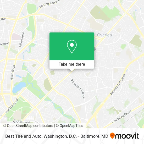 Best Tire and Auto map