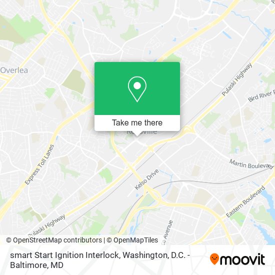 smart Start Ignition Interlock map