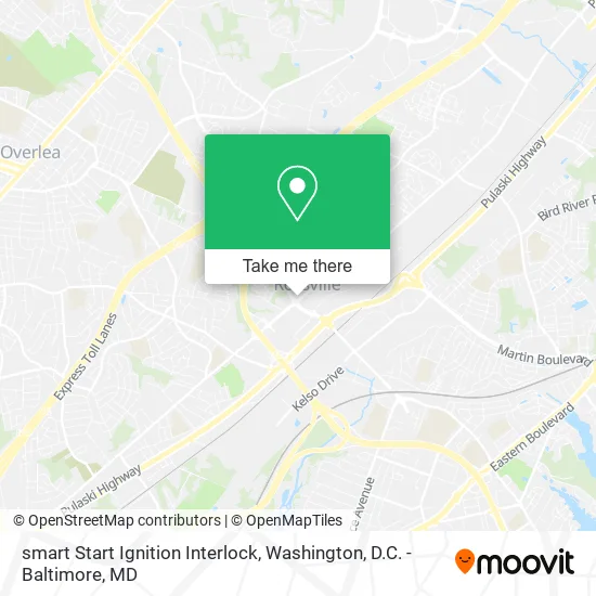 Mapa de smart Start Ignition Interlock