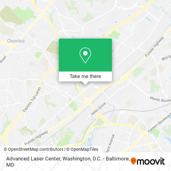 Advanced Laser Center map