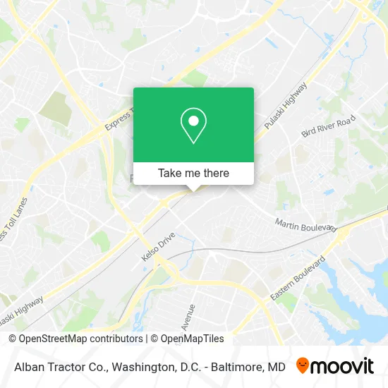 Alban Tractor Co. map