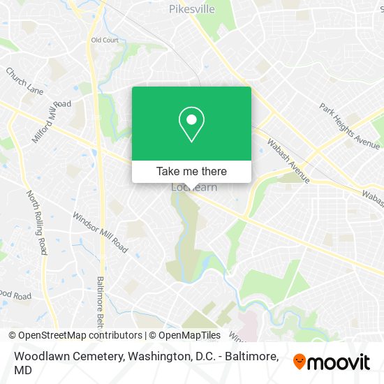 Mapa de Woodlawn Cemetery