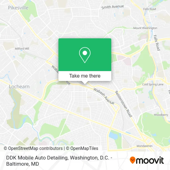DDK Mobile Auto Detailing map