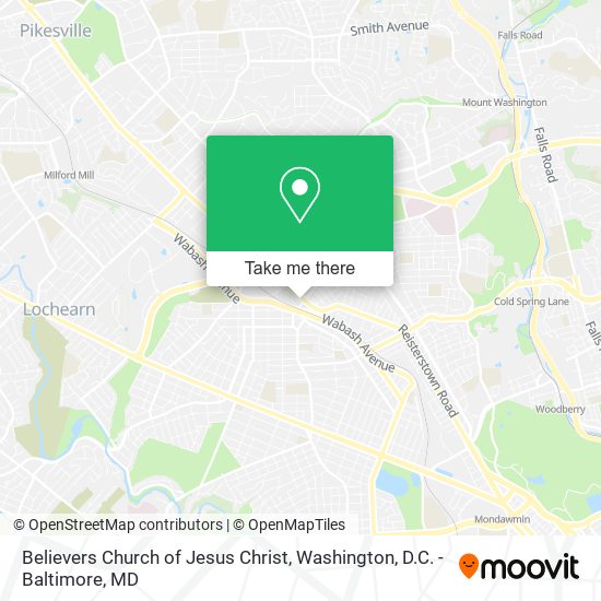 Mapa de Believers Church of Jesus Christ