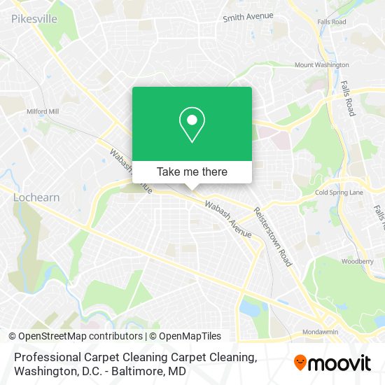 Mapa de Professional Carpet Cleaning Carpet Cleaning