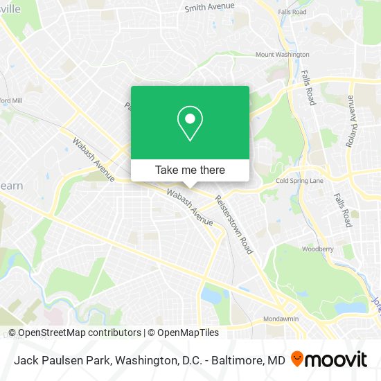 Jack Paulsen Park map