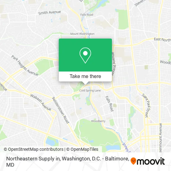 Northeastern Supply in map