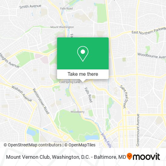 Mount Vernon Club map