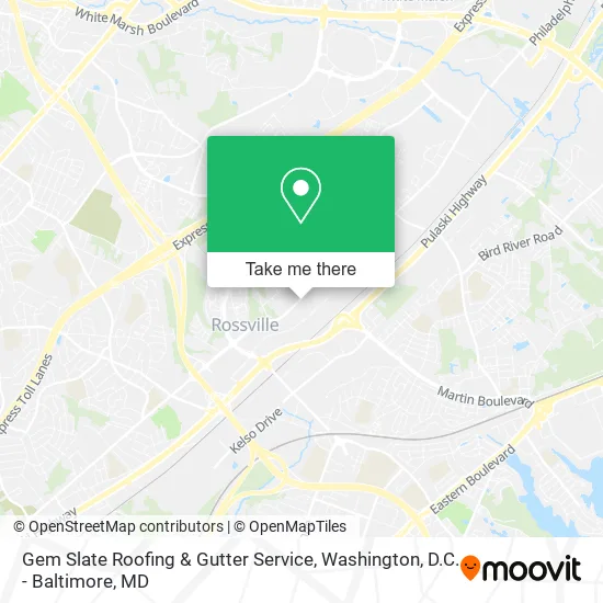 Gem Slate Roofing & Gutter Service map