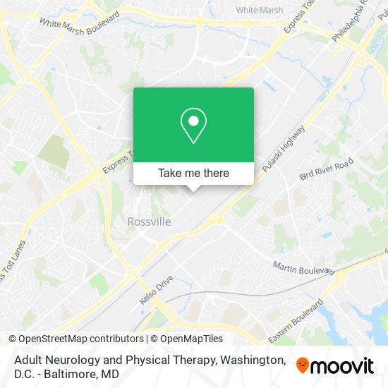 Adult Neurology and Physical Therapy map