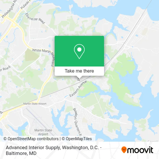 Advanced Interior Supply map