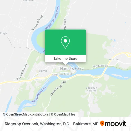 Ridgetop Overlook map