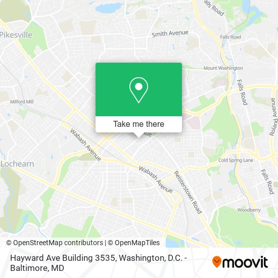 Mapa de Hayward Ave Building 3535