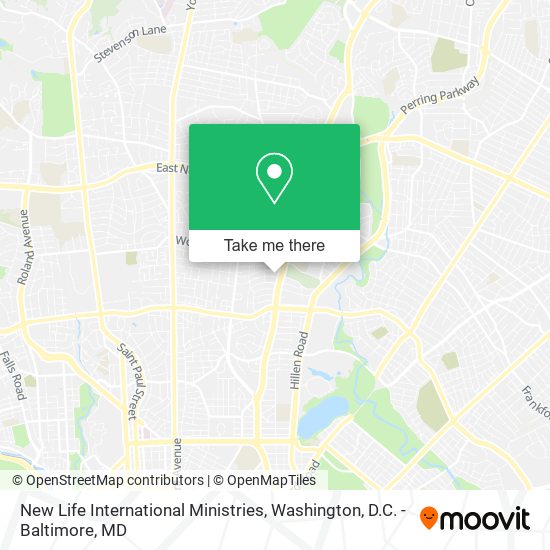 Mapa de New Life International Ministries
