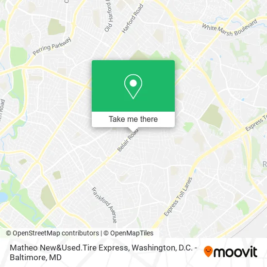 Mapa de Matheo New&Used.Tire Express
