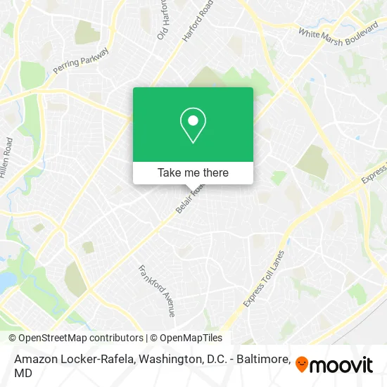 Amazon Locker-Rafela map