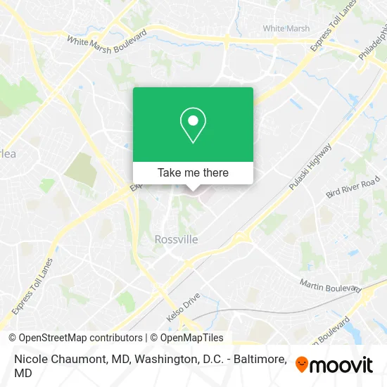 Nicole Chaumont, MD map