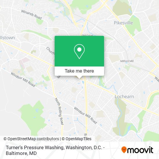 Mapa de Turner's Pressure Washing