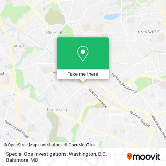 Mapa de Special Ops Investigations