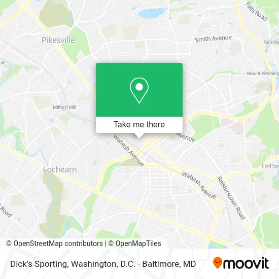 Dick's Sporting map