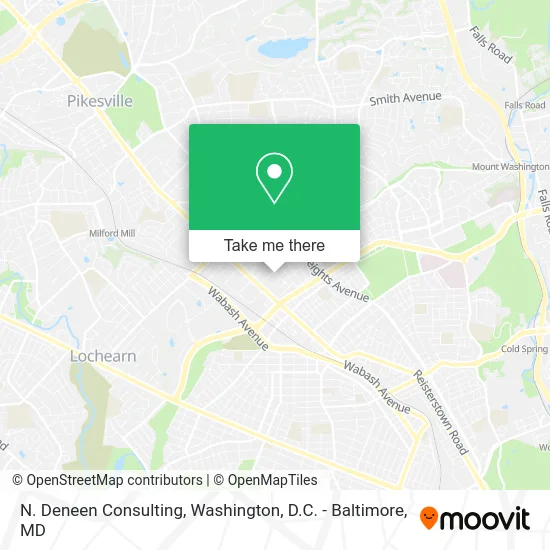 N. Deneen Consulting map