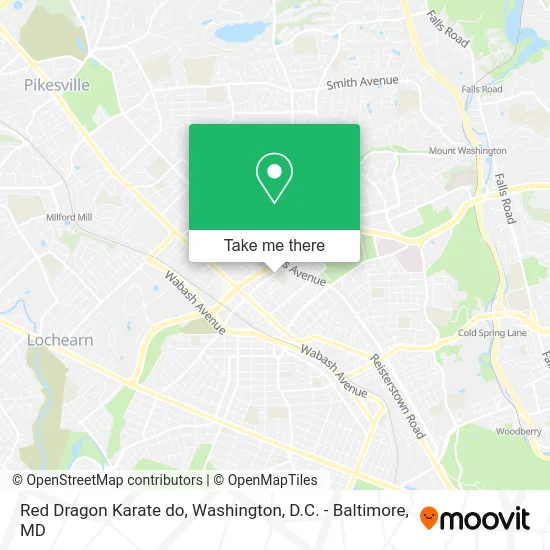 Red Dragon Karate do map