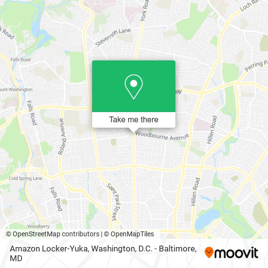 Mapa de Amazon Locker-Yuka