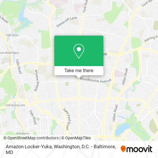 Amazon Locker-Yuka map
