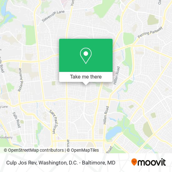 Culp Jos Rev map