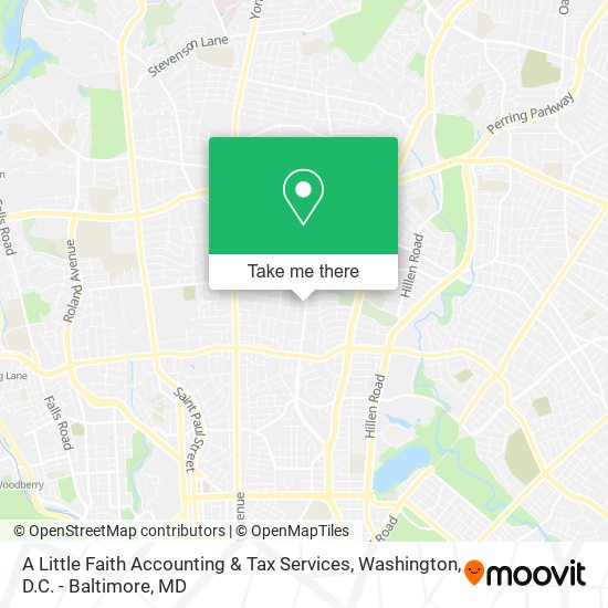 A Little Faith Accounting & Tax Services map