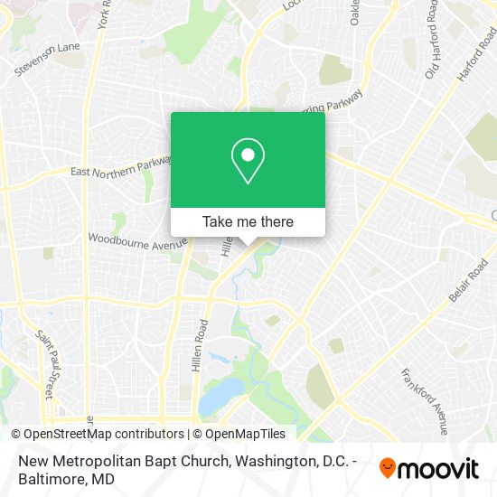 New Metropolitan Bapt Church map