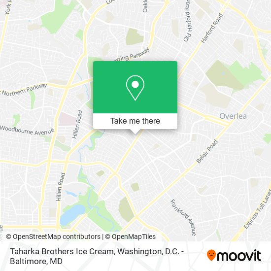 Taharka Brothers Ice Cream map