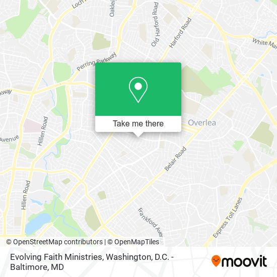 Evolving Faith Ministries map