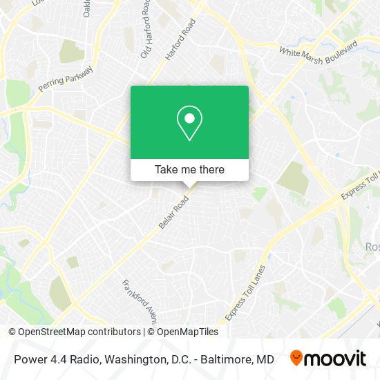 Mapa de Power 4.4 Radio