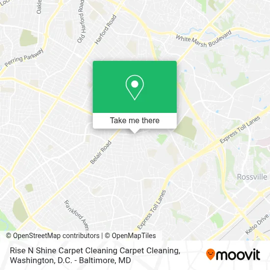 Rise N Shine Carpet Cleaning Carpet Cleaning map