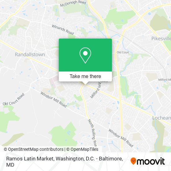 Ramos Latin Market map