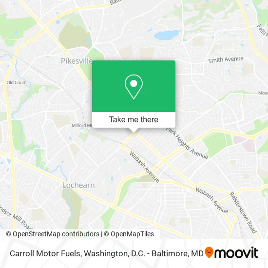 Carroll Motor Fuels map