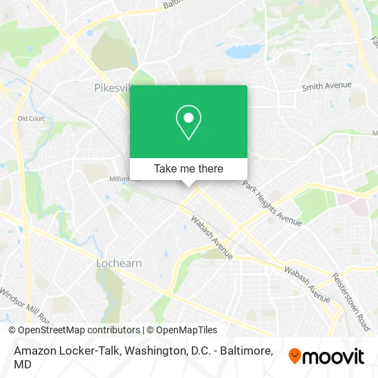 Mapa de Amazon Locker-Talk