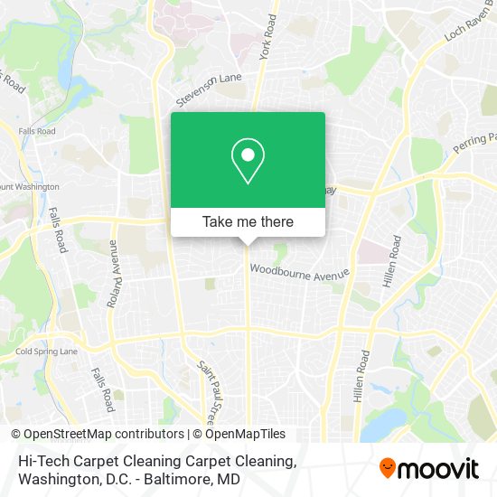 Hi-Tech Carpet Cleaning Carpet Cleaning map