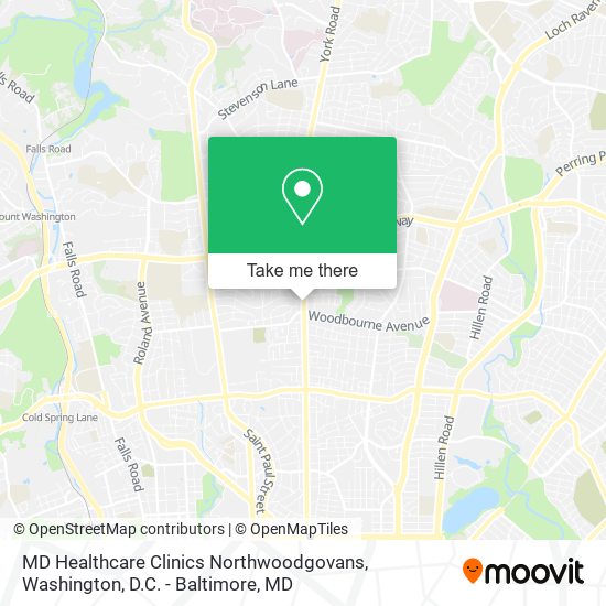 Mapa de MD Healthcare Clinics Northwoodgovans