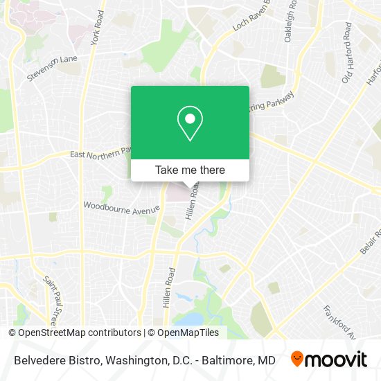 Mapa de Belvedere Bistro