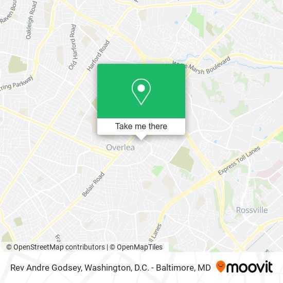 Mapa de Rev Andre Godsey