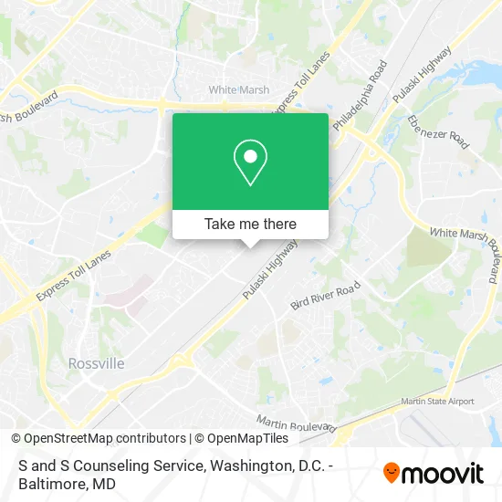 Mapa de S and S Counseling Service