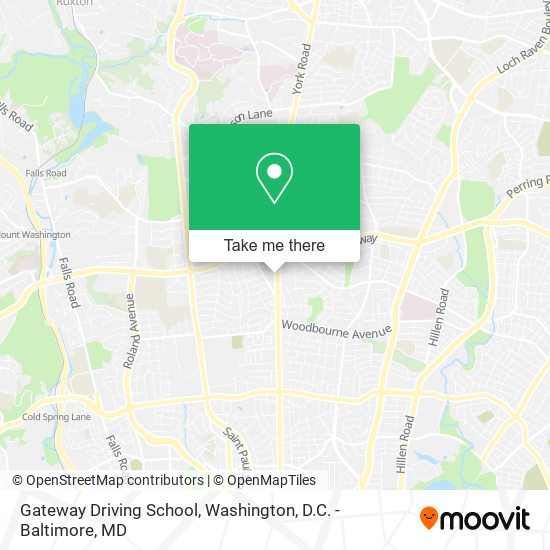 Gateway Driving School map