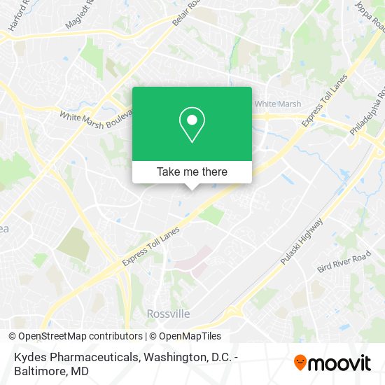 Mapa de Kydes Pharmaceuticals